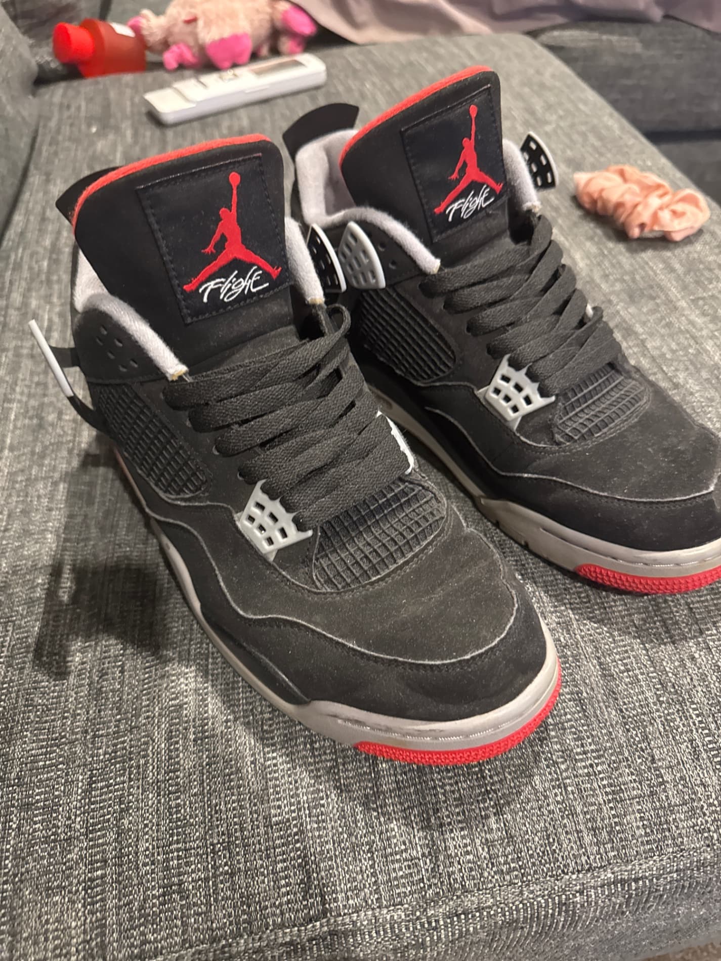 Nike Air Jordan 4 Black/Red — used